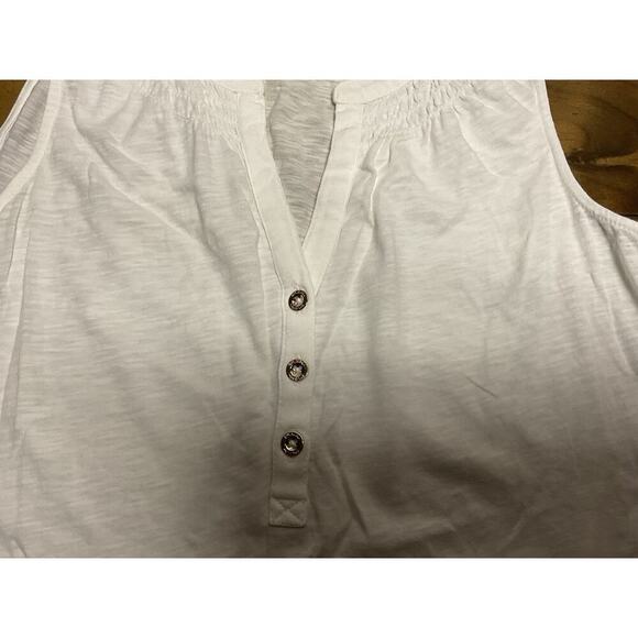 Lilly Pulitzer Essie Tank Top Women Sleeveless Split Neck Blouse Small - Picture 4 of 9
